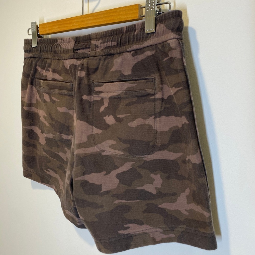Athleta Farallon Short Women 0T Brown Camo Excellent Drawstring Utility Pockets - Picture 6 of 8